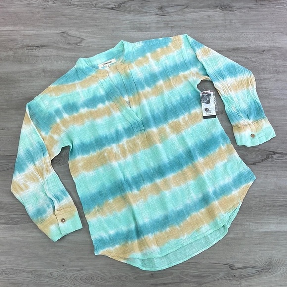 ☀️RIP CURL☀️ TIE DYE CLASSIC SURF SHIRT COVER UP - Picture 2 of 15